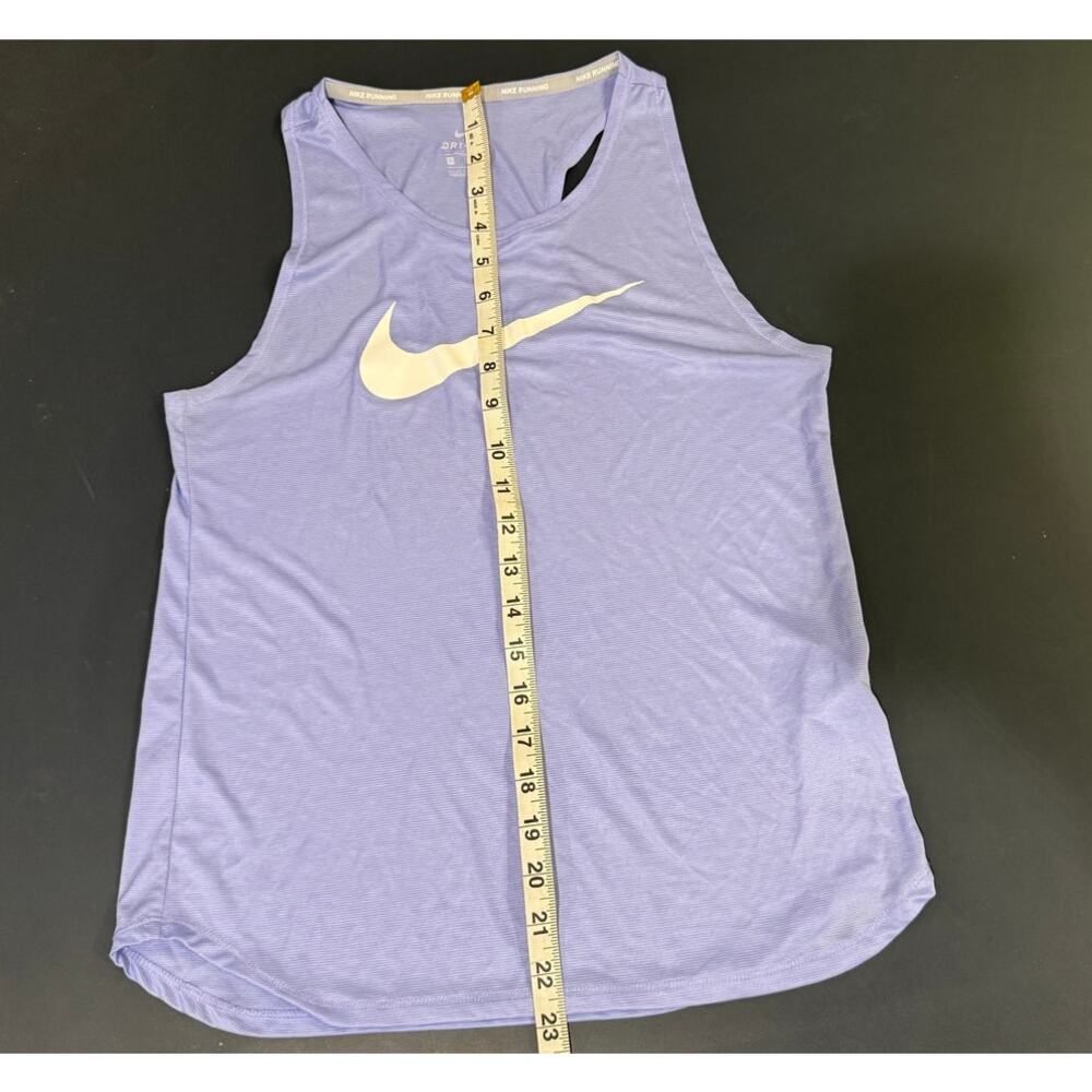 Women's Nike Swoosh Run Tank Purple Lilac Dri-Fit Small Lightweight Breathable - Picture 7 of 7